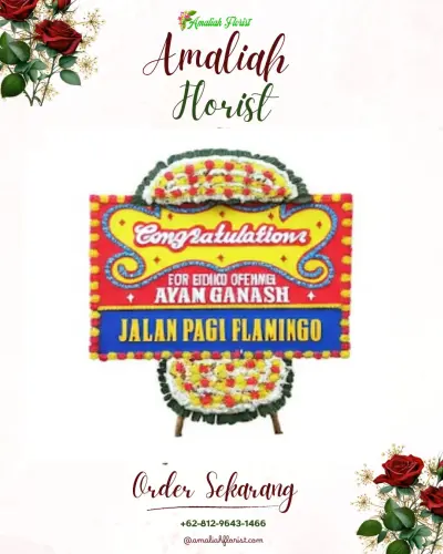 Bunga Papan Congratulation di Bayah Barat